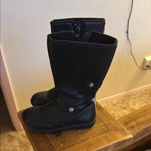 Elle Kids Black Boots